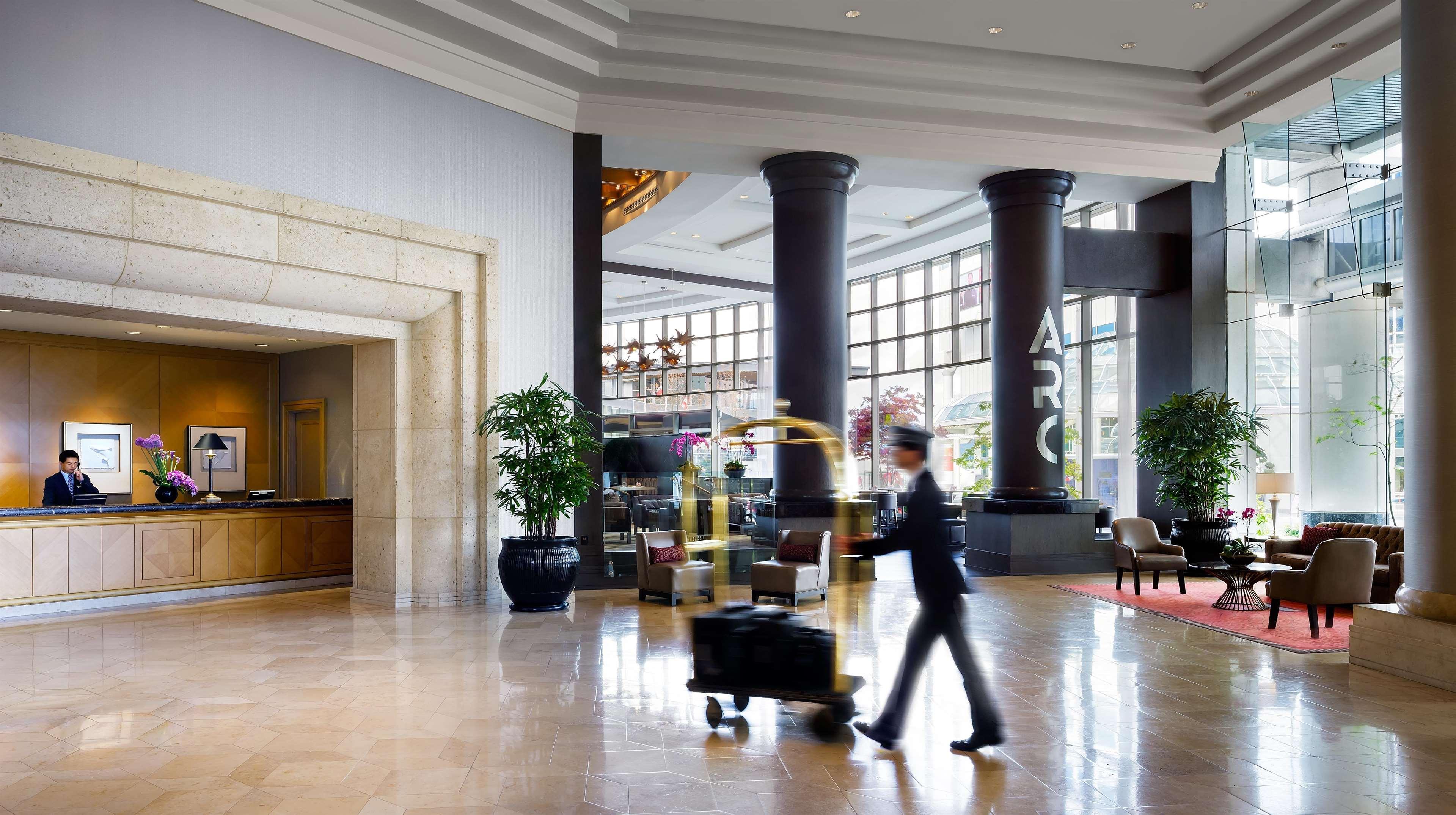 Fairmont Waterfront Hotel Vancouver Exterior foto Lobby
