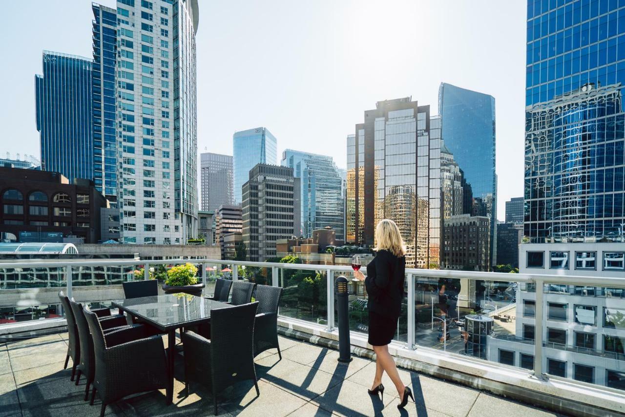 Fairmont Waterfront Hotel Vancouver Exterior foto View from the rooftop